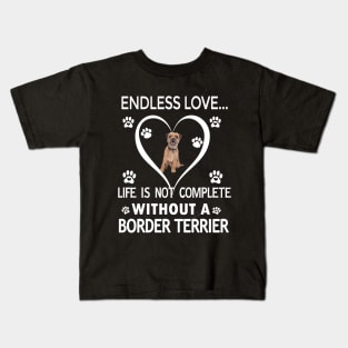 Border Terrier Lovers Kids T-Shirt